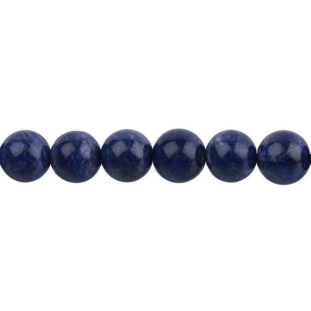Filo di perle, Sodalite extra, 11 mm | grossista gemme e pietre curative