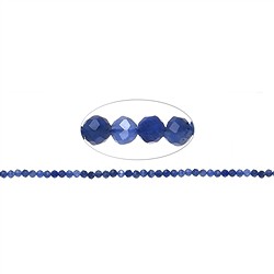 141460104824 Rang de colliers boules, Sodalite (extra), 03mm, &#xE0; facettes | Marco Schreier
