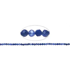 Strang Kugeln, Sodalith (extra), 03mm, facettiert | Marco Schreier