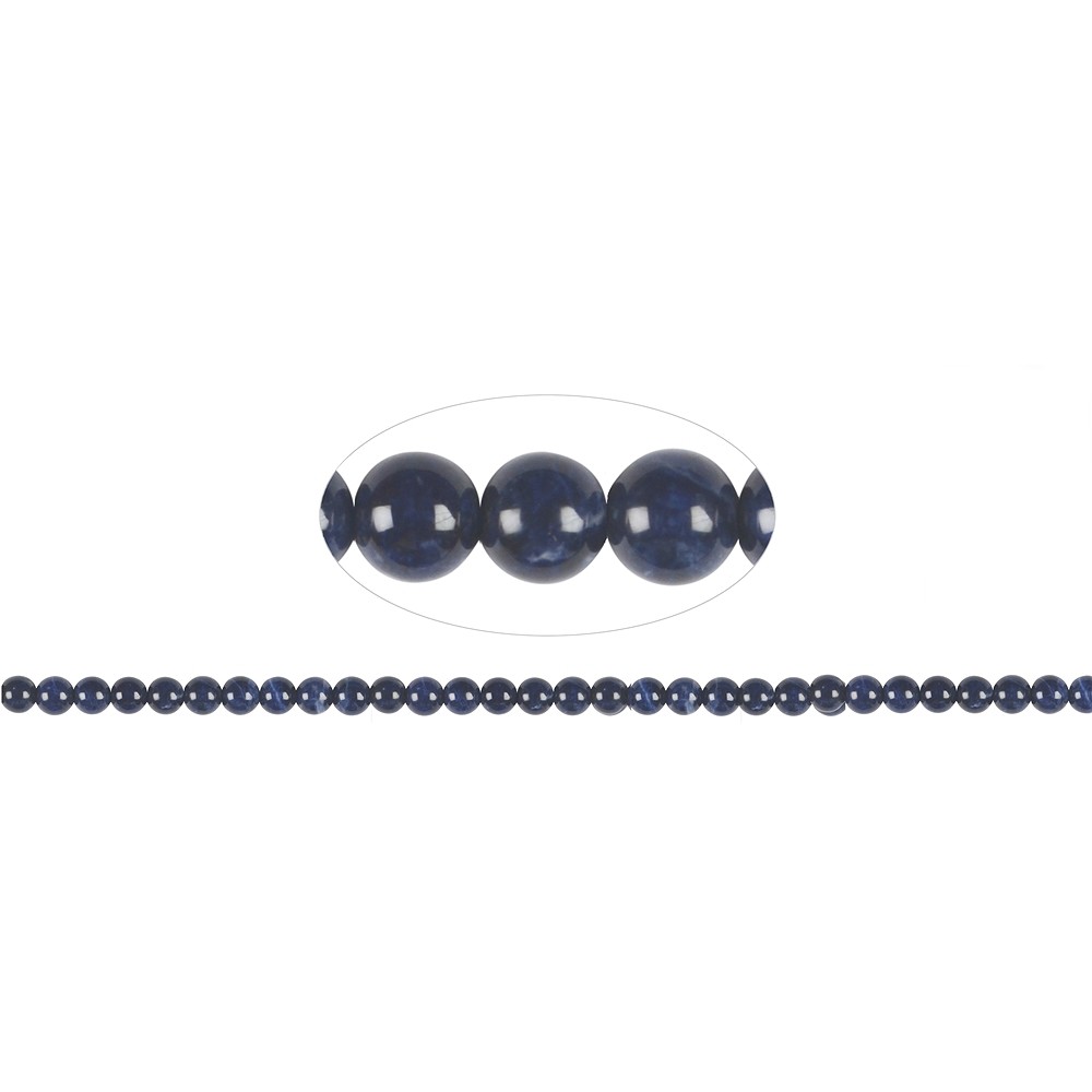 String Beads, Sodalite AA, 06-07mm | wholesaler gems, healing stones & jewelry
