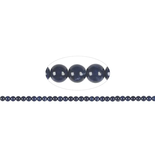 Strang Kugeln, Sodalith AA, 06-07mm | Schreier Edelsteine, Heilsteine & Schmuck
