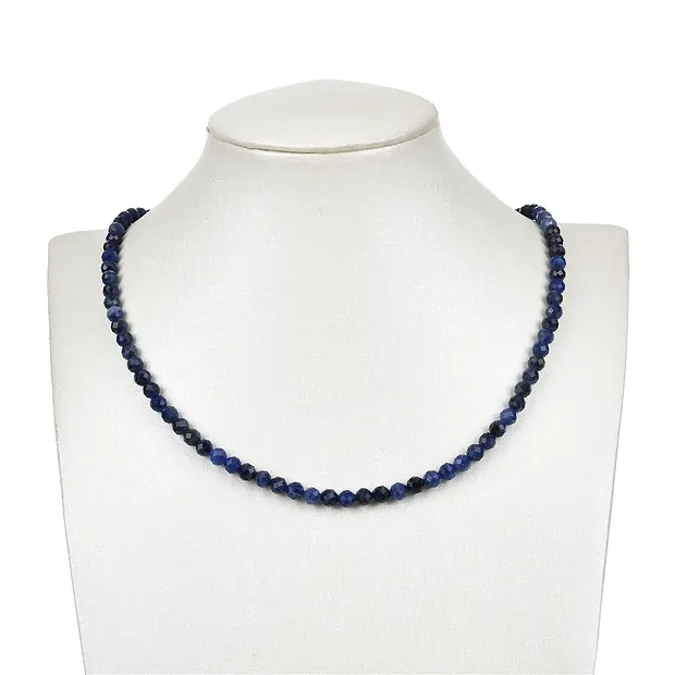 String Beads, Sodalite A, faceted, 05mm | wholesaler gems & healing stones