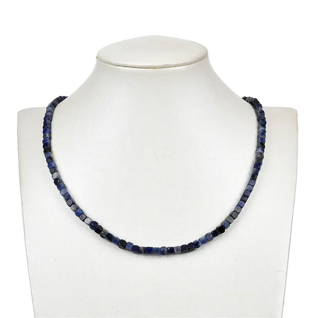 Fili di cubi, Sodalite, 04 mm (39 cm) | grossista gemme e pietre curative