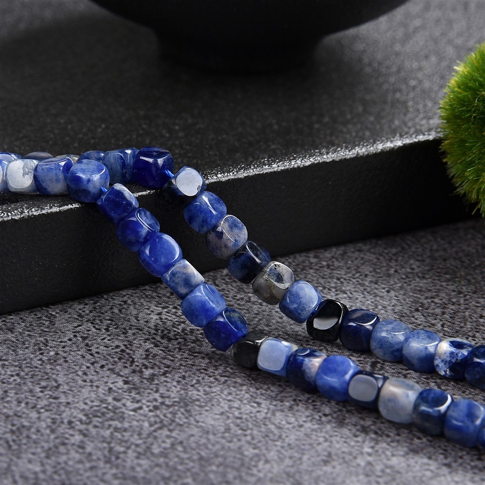 Rang de colliers, Sodalite, 04 mm (39cm) | Marco Schreier