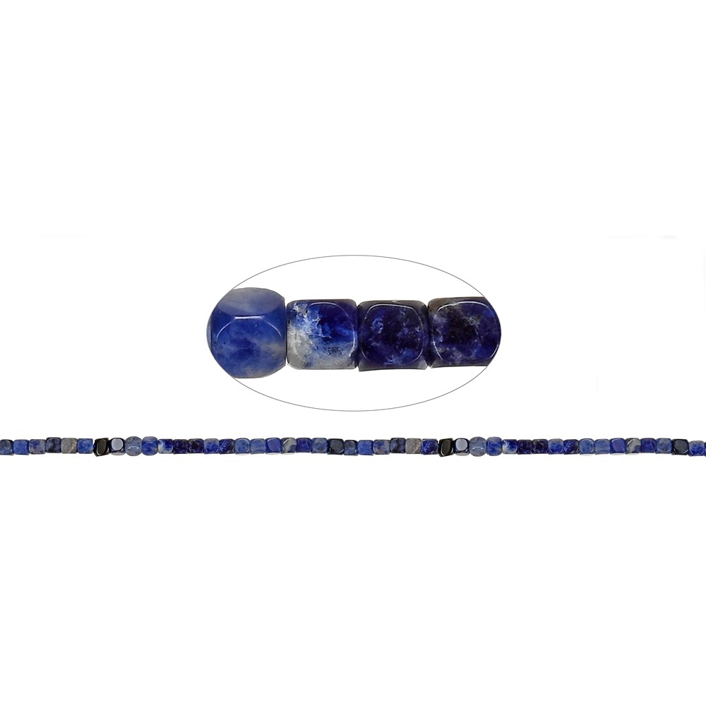 Rang de colliers, Sodalite, 04 mm (39cm) | Marco Schreier