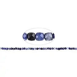 141460208420 Rang de colliers, Sodalite, 04mm, à facettes (39cm) | Marco Schreier