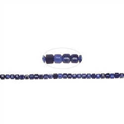 141460210224 Rang de colliers, Sodalite, 02mm, &#xE0; facettes (39cm) | Marco Schreier