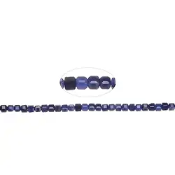 141460210224 Strand cube, Sodalite, 02mm, faceted (39cm) | wholesaler gems & healing stones