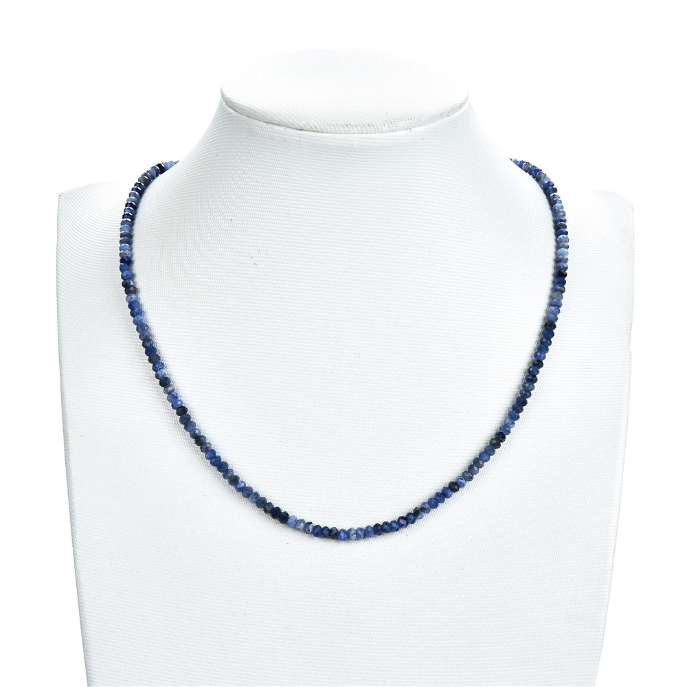 Rang de colliers Boutons, Sodalite, 04mm, à facettes | Marco Schreier