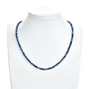 Rang de colliers Boutons, Sodalite, 04mm, à facettes | Marco Schreier