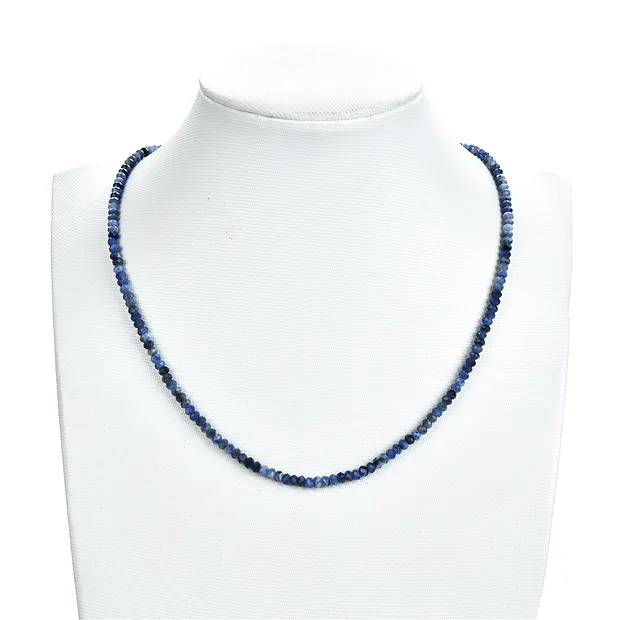 Rang de colliers Boutons, Sodalite, 04mm, à facettes | Marco Schreier