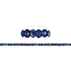 141460300520 Rang de colliers Boutons, Sodalite, 04mm, &#xE0; facettes | Marco Schreier