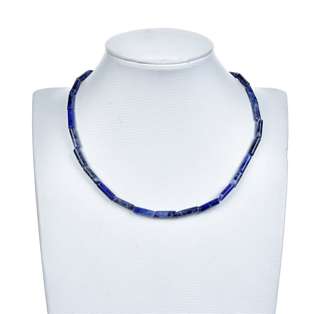Strang Zylinder, Sodalith, 13 x 04mm | Schreier Edelsteine, Heilsteine & Schmuck
