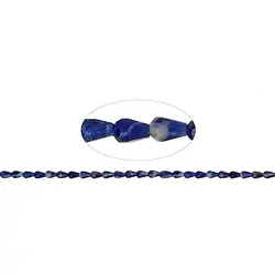 141460513321 Drop strand, Sodalite, faceted, 04 x 06mm; (39cm) | Marco Schreier