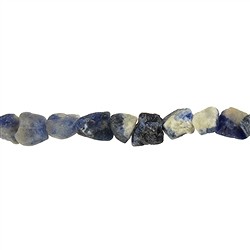 141460602200 Rang de colliers Nuggets, Sodalite, bruts de polissage, 12 - 15mm | Marco Schreier