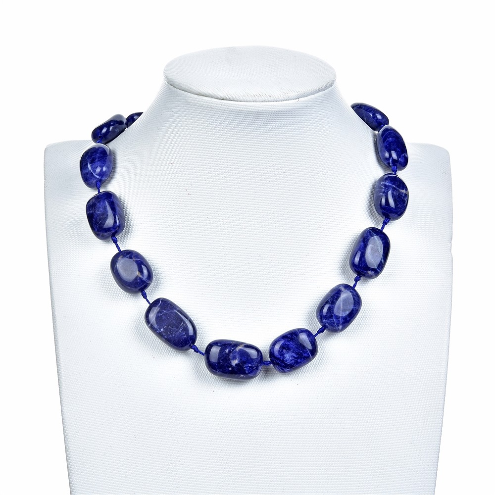 Strang Nuggets (rundlich), Sodalith, 19 - 25mm (38cm) | Marco Schreier