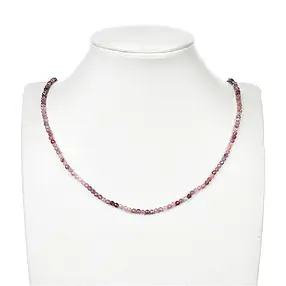 Rang de colliers boules, Spinelle (rose-rouge), à facettes, 03mm | Marco Schreier