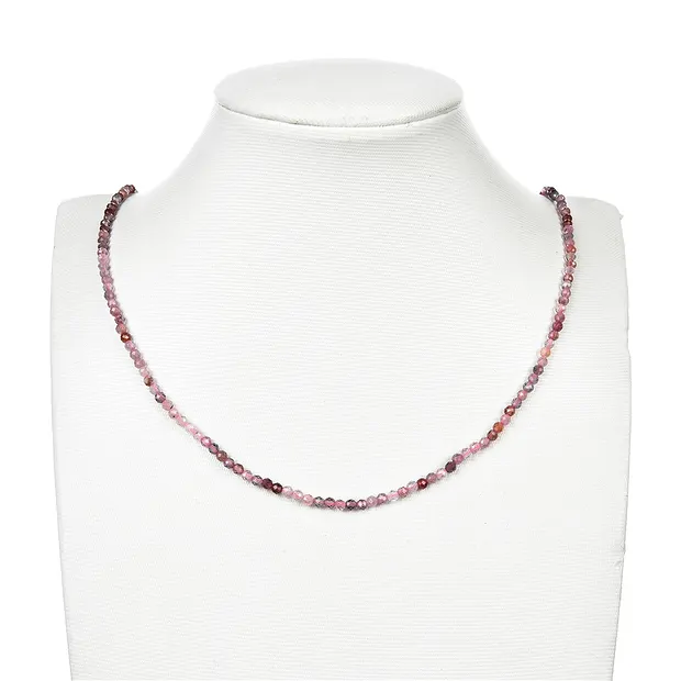 String Beads, Spinel (pink-red), faceted, 03mm | gems, healing stones & jewelry