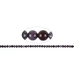 141500100620 Strang Kugeln, Sugilith, 07mm | Großhändler Edelsteine, Heilsteine & Schmuck