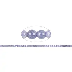 141520100222 Strang Kugeln, Tansanit A, 03mm | Großhändler Edelsteine, Heilsteine & Schmuck