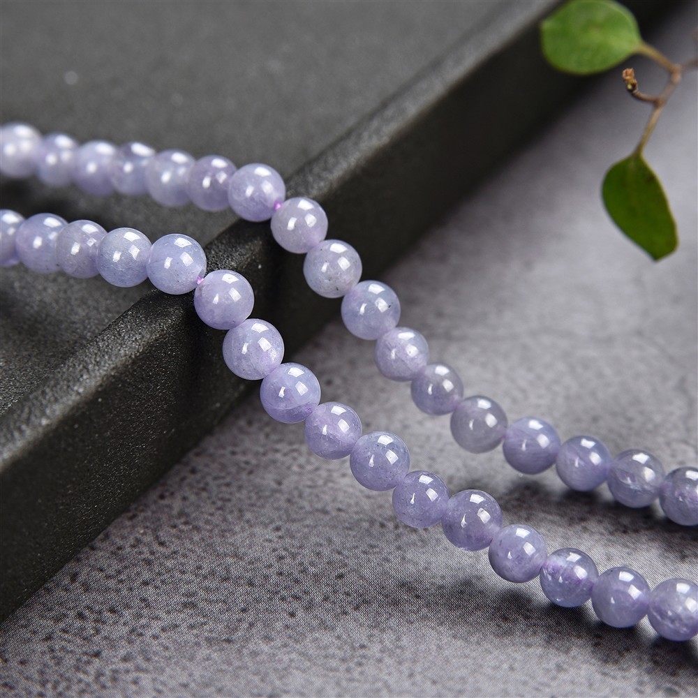 Strang Kugeln, Tansanit  AA, 04 mm | Großhandel Edelsteine, Heilsteine & Schmuck