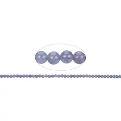 141520100322 String Beads, Tanzanite AA, 04 mm | wholesaler gems, healing stones & jewelry