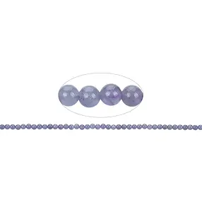 Filo di perle, Tanzanite AA, 04 mm | Gemme Schreier, pietre curative e gioielli