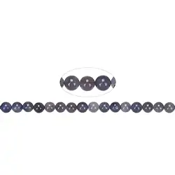 141520100522 Strang Kugeln, Tansanit AA, 06 mm (39cm) | GH Edelsteine, Heilsteine & Schmuck