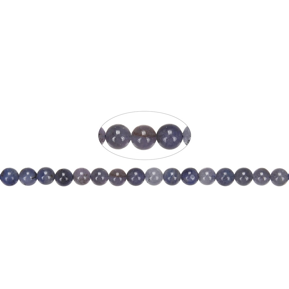 String Beads, Tanzanite AA, 06 mm (39cm) | wholesaler gems & healing stones