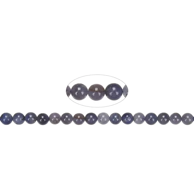 Filo di perle, Tanzanite AA, 06 mm (39 cm) | grossista gemme e pietre curative