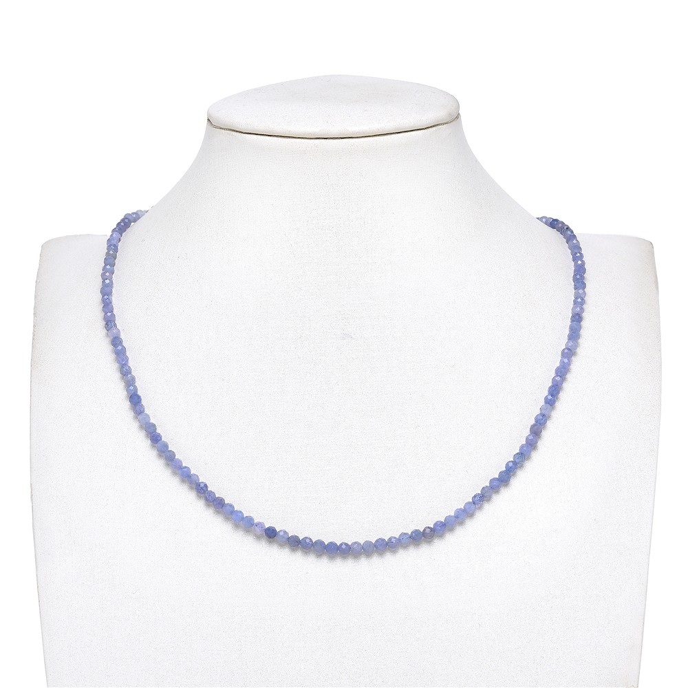 Rang de collier boules, tanzanite AA, 03mm, facetté (39cm) | Marco Schreier