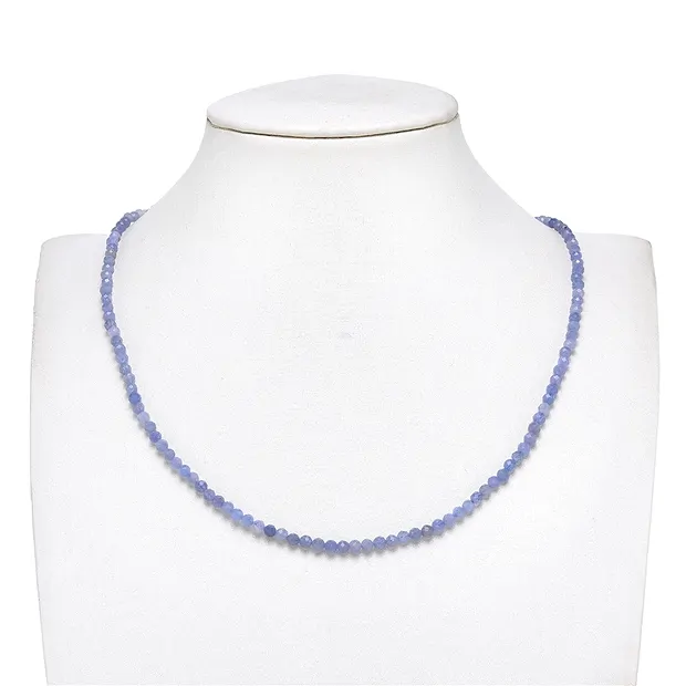 Rang de collier boules, tanzanite AA, 03mm, facetté (39cm) | Marco Schreier