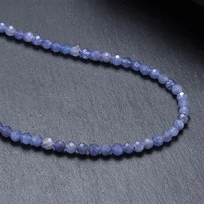 Strang Kugeln, Tansanit AA, 03mm, facettiert (39cm) | Marco Schreier
