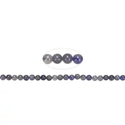 141520112922 Cuentas de piedras preciosas, Tanzanita, 04,5mm (39cm) | Marco Schreier
