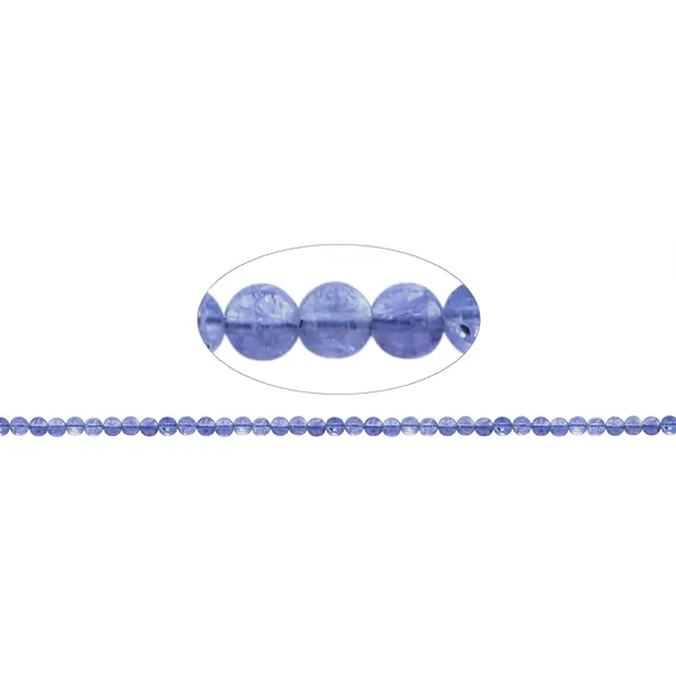 Strand slice/coin, Tanzanite, faceted, 04mm (39cm) | Marco Schreier