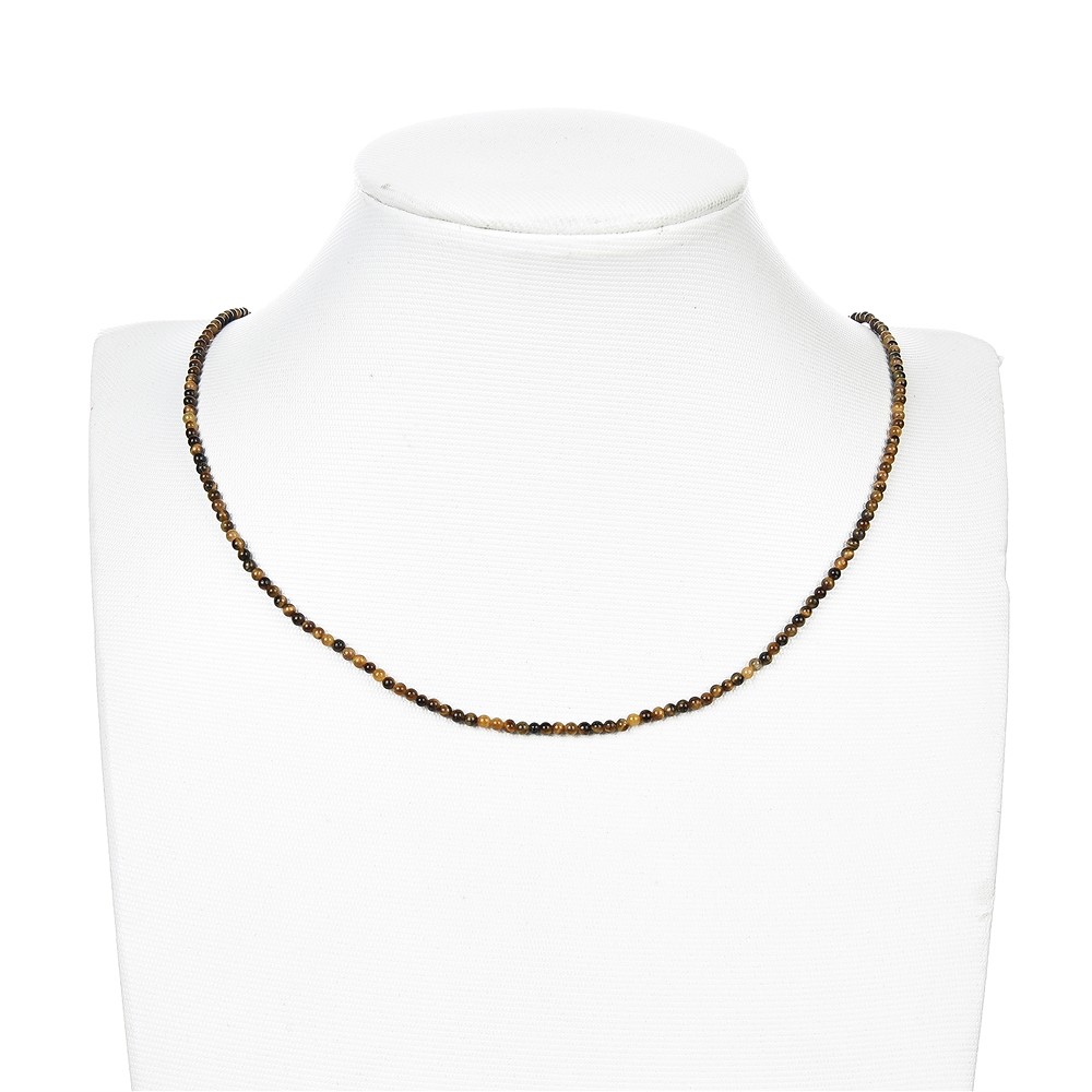 Filo di perline, Occhio di tigre, 02 mm  | grossista gemme e pietre curative