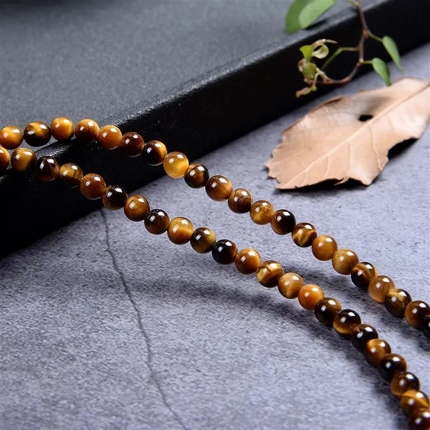 String Beads, Tiger's Eye, 04mm | wholesaler gems, healing stones & jewelry