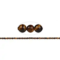 141530100520 String Beads, Tiger's Eye, 06mm | wholesaler gems, healing stones & jewelry