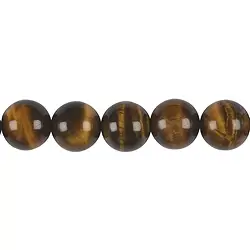 141530101120 String Beads, Tiger's Eye, 14mm | wholesaler gems, healing stones & jewelry