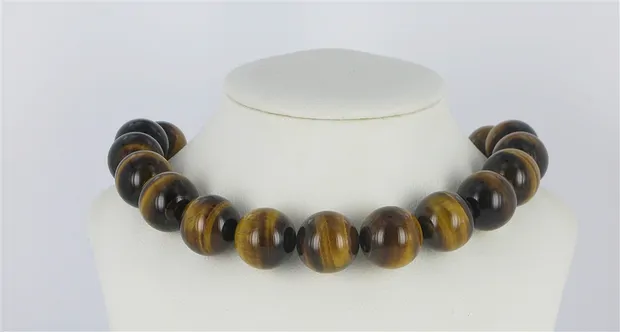 Strang Kugeln, Tigerauge, 20mm | Großhändler Edelsteine, Heilsteine & Schmuck