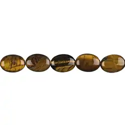 141530307820 Strang Linse, Tigerauge, 14 x 10mm | Großhandel Edelsteine, Heilsteine & Schmuck