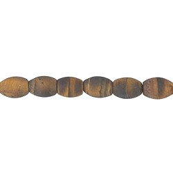 141530503010 Ojo de tigre, mate, 12 x 08mm | piedras preciosas, piedras curativas y joyería