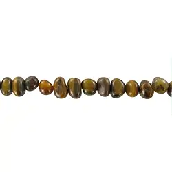 141530604920 Strang Nuggets "Pebbles", Tigerauge, 07 x 09-12mm | Marco Schreier