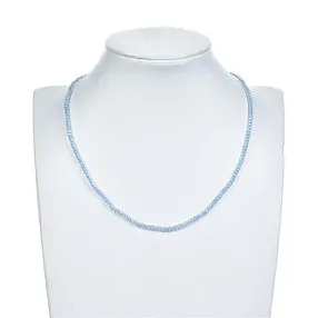 Rang de collier boules, Topaze (bleue), 02,5mm, à facettes | Marco Schreier