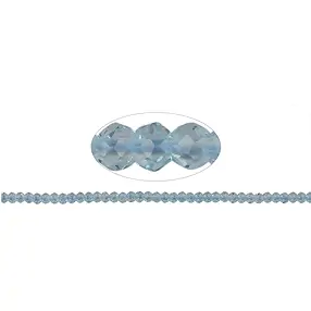 Rang de collier boules, Topaze (bleue), 02,5mm, à facettes | Marco Schreier