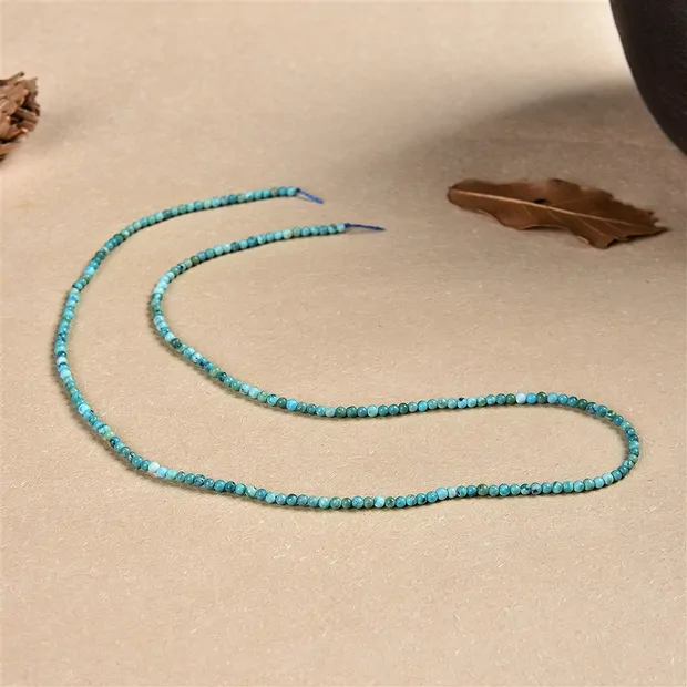 String Beads, Turquoise (stab.), 02mm | wholesale gems, healing stones & jewelry
