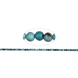 141550100120 Filo di perline, Turchese (stab.), 02mm | grossista gemme e pietre curative