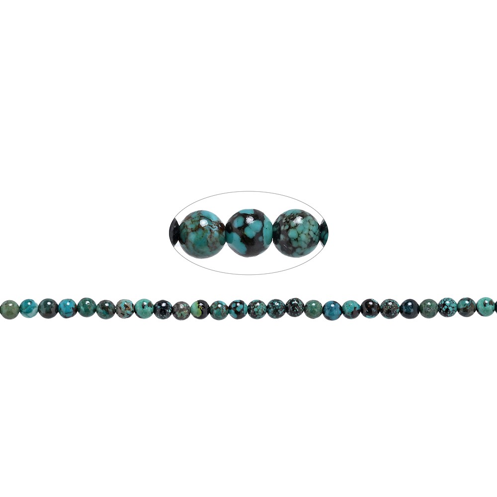 String Beads, Turquoise (stab.), 05mm | wholesale gems, healing stones & jewelry