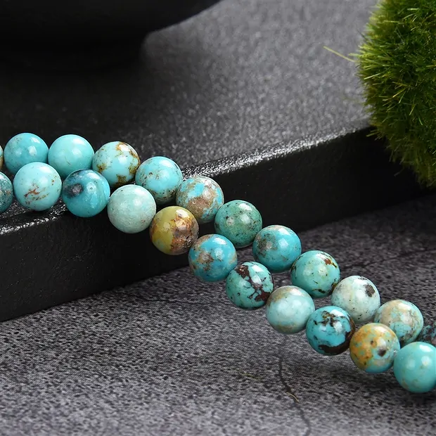 String Beads, Turquoise (stab.), 06mm | wholesale gems, healing stones & jewelry