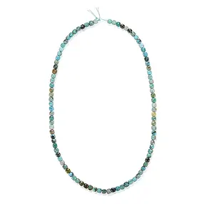 Stringed beads, Turquoise (stab.), 04mm, faceted (39cm) | Marco Schreier